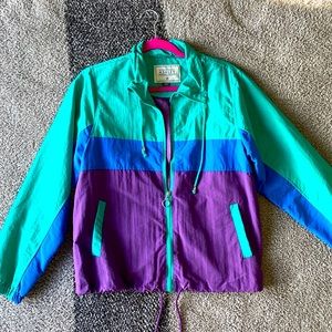 Retro Windbreaker Jacket